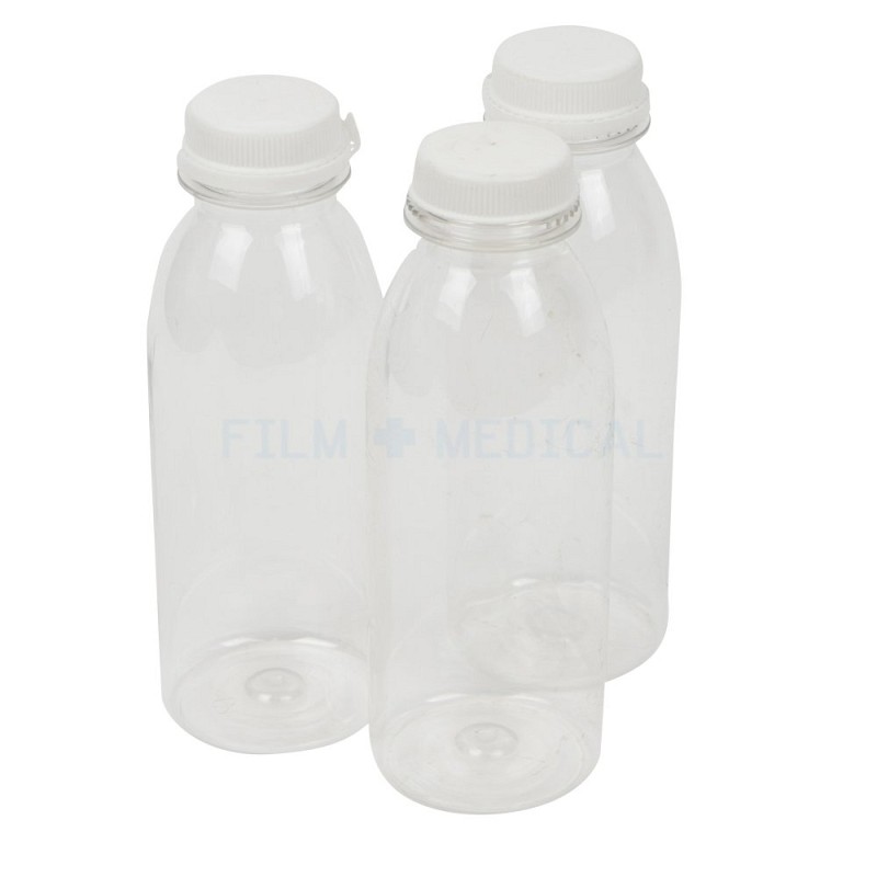 Clear Plastic Chemical Bottles Medium Priced Individually 